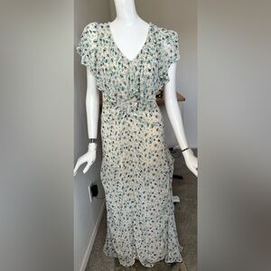 Patterson J Kincaid Prairie Maxi flower dress- SUPER CUTE! XS